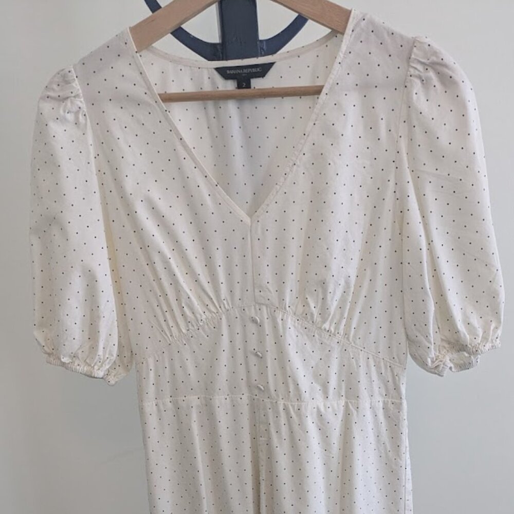 Banana Republic White Dress